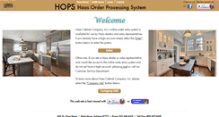 Desktop Screenshot of order.haascabinet.com